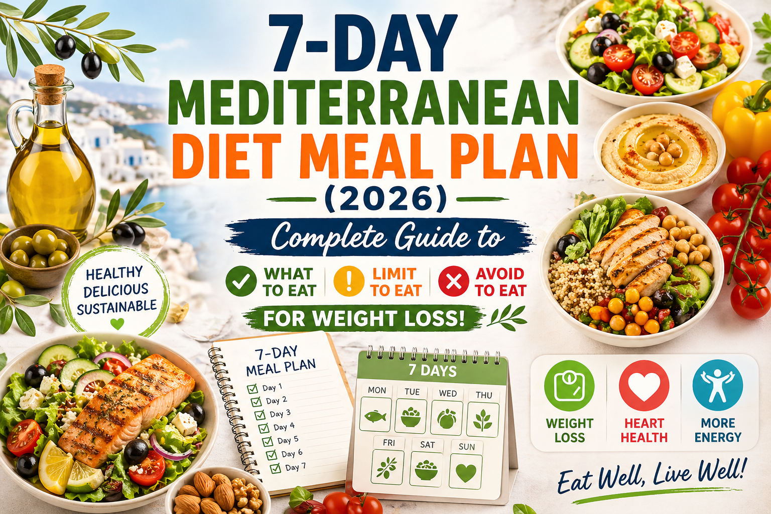 7-Day Mediterranean Meal Plan