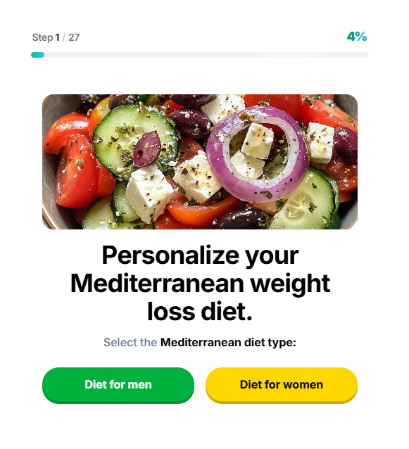 Custom Mediterranean Diet 