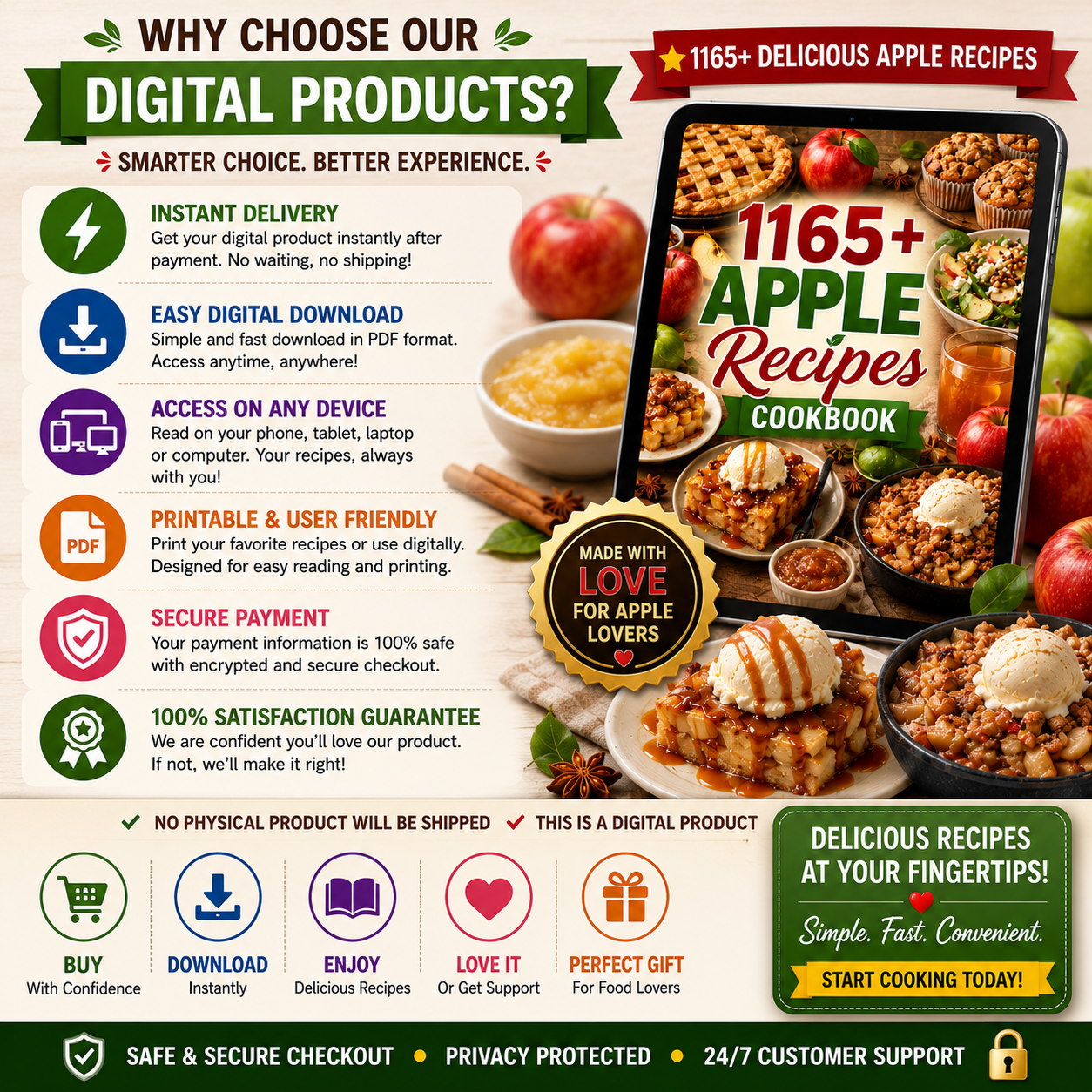 1165+ Apple Recipes Cookbook PDF! - Image 4