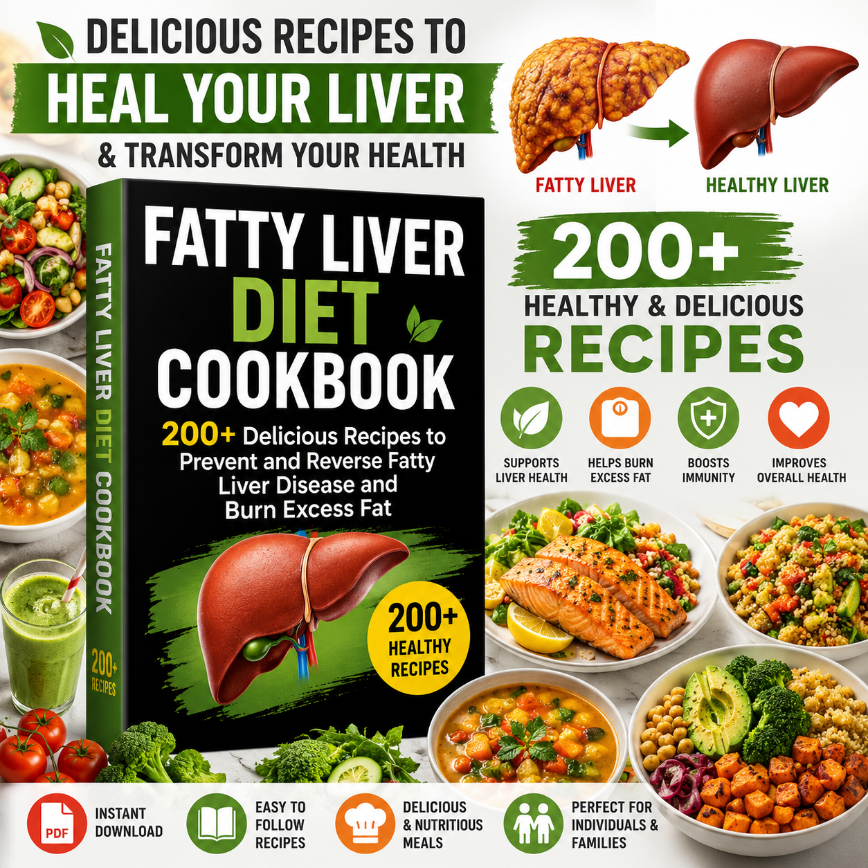 Fatty Liver Diet Cookbook