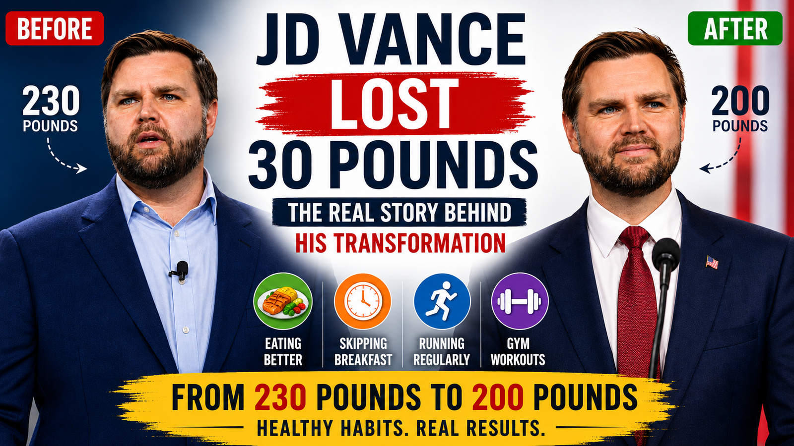 JD Vance Weight Loss