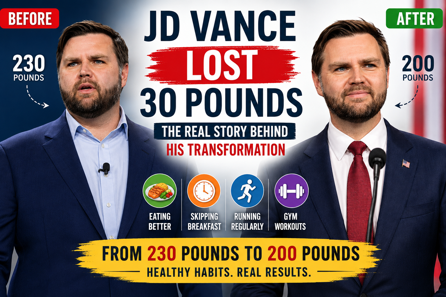 JD Vance Weight Loss