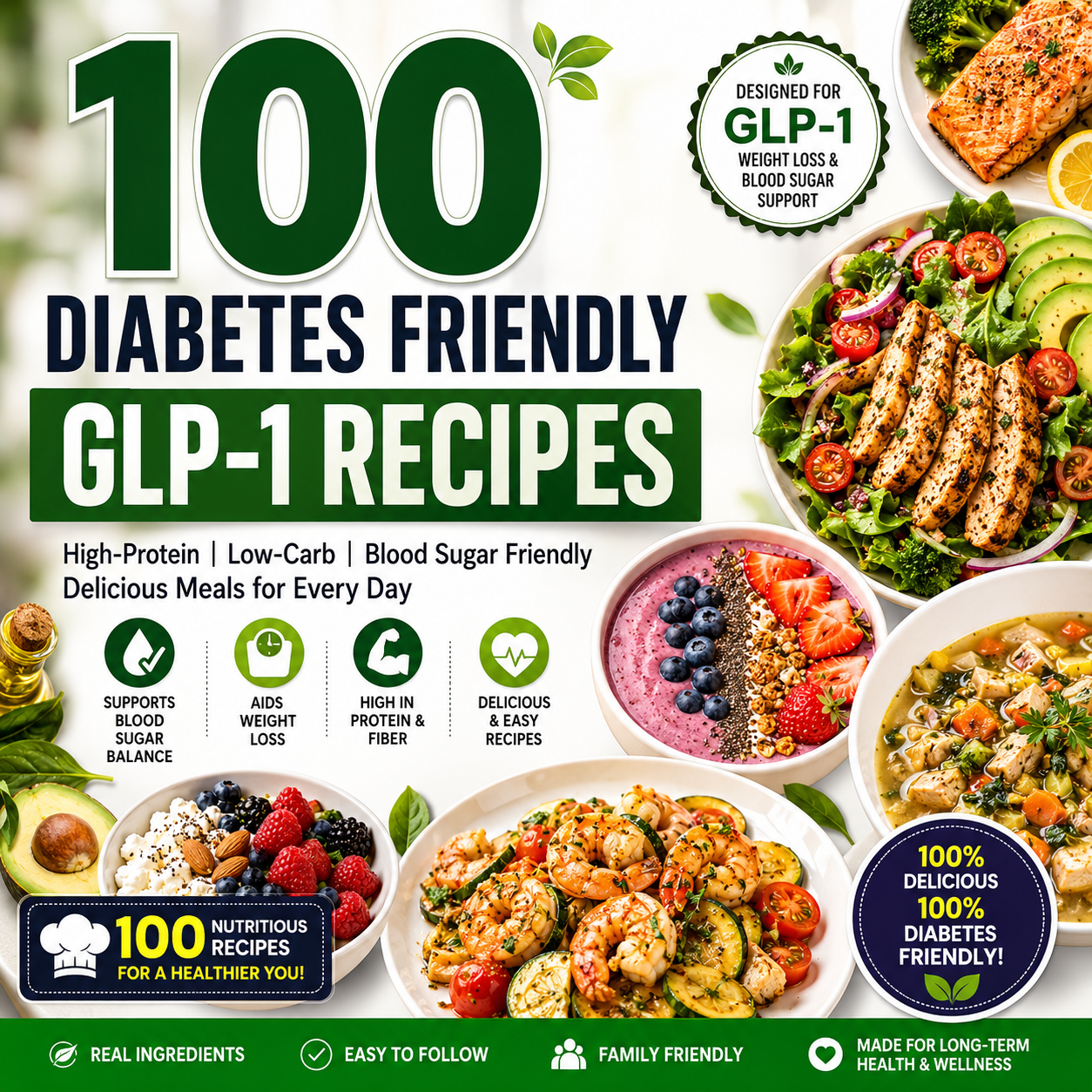 Diabetes-Friendly GLP-1 Recipes