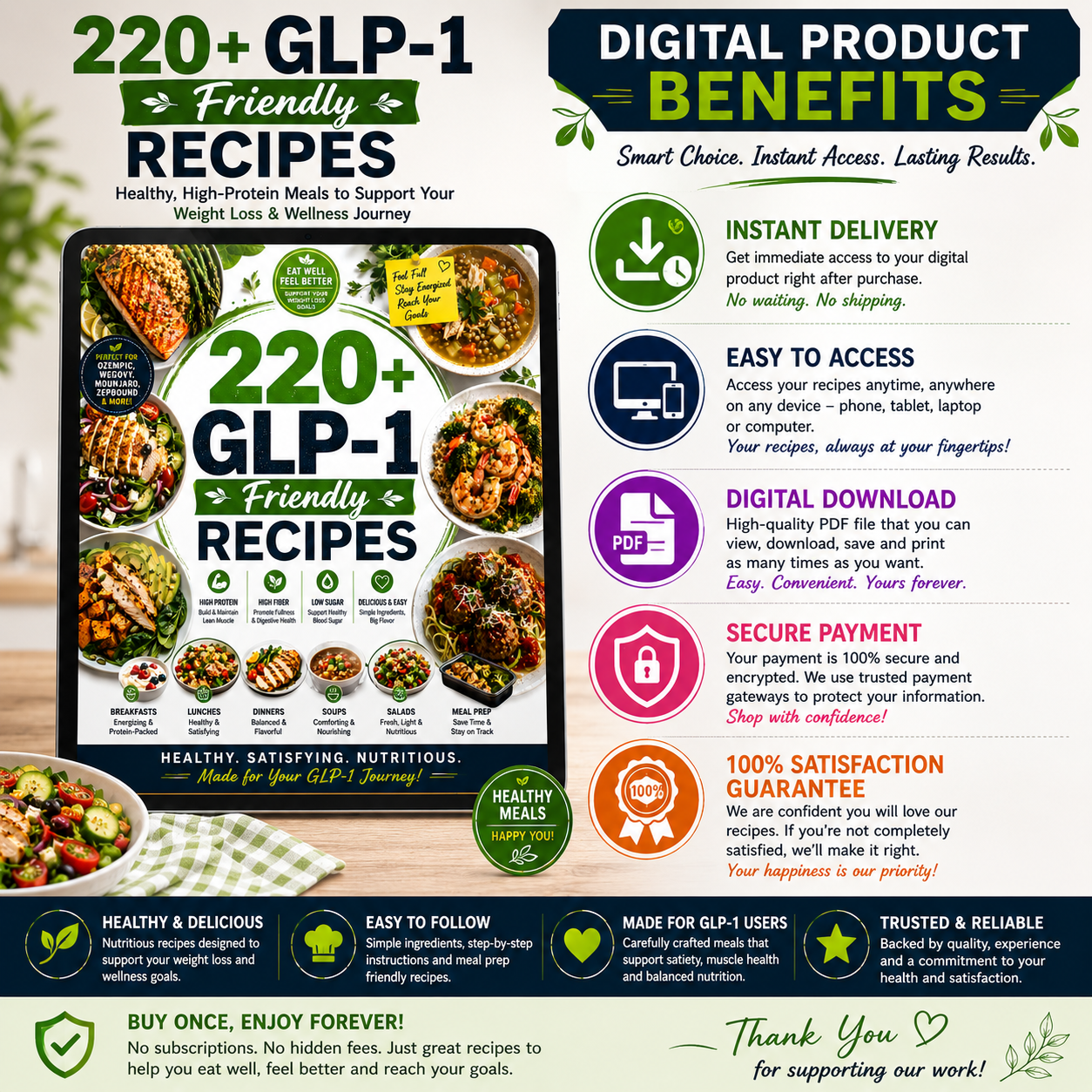 GLP-1 Friendly Recipes