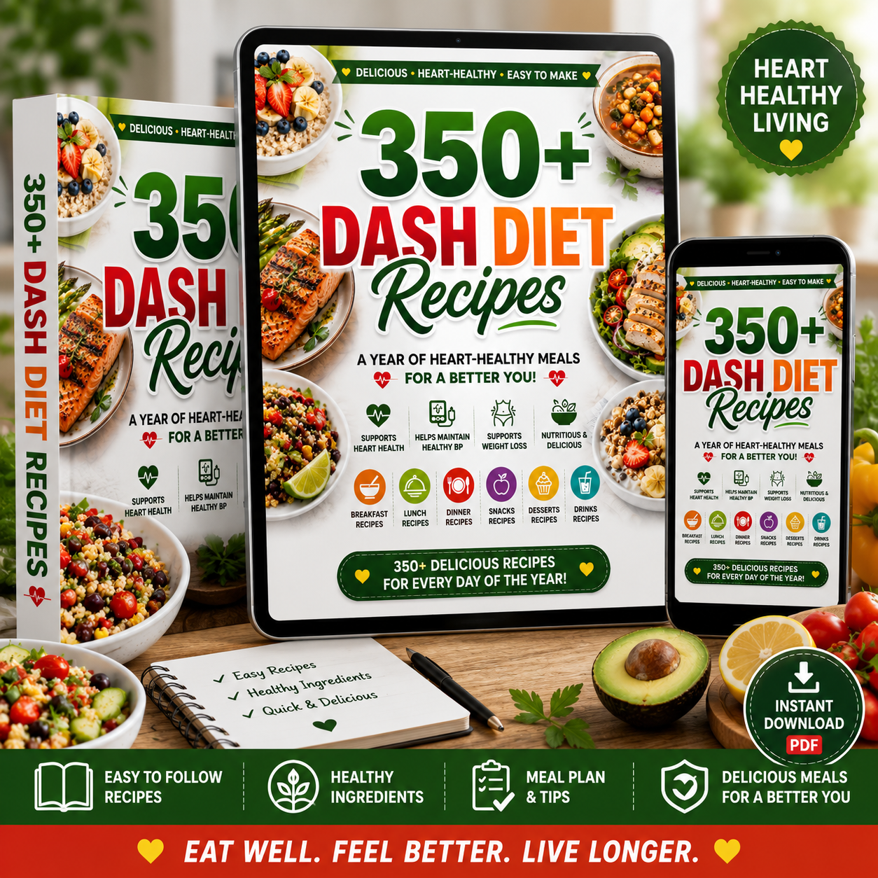 350+ Dash Diet Recipes! PDF Download! - Image 2
