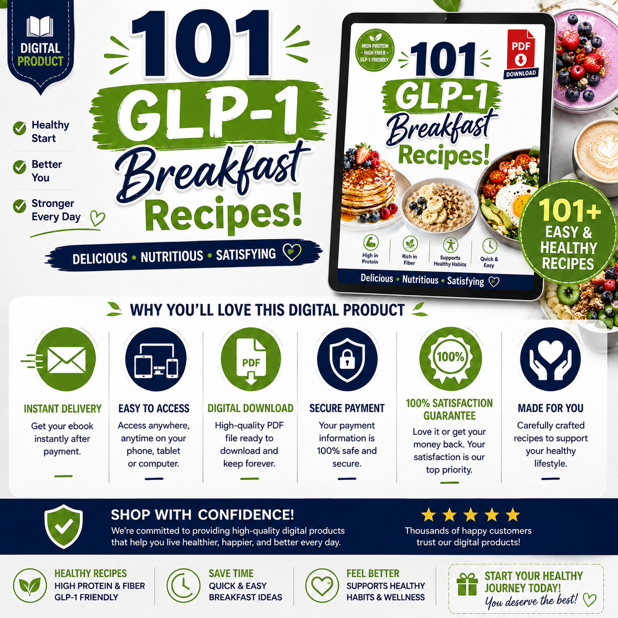101 GLP-1 Breakfast Recipes! PDF Download! - Image 4