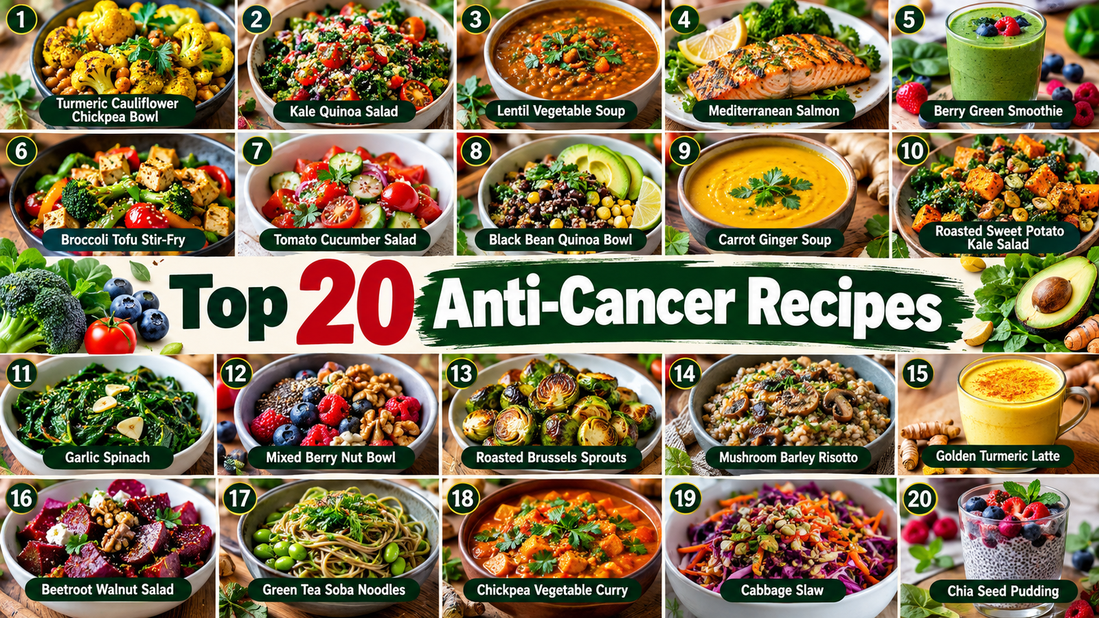 Top 20 Anti Cancer Recipes