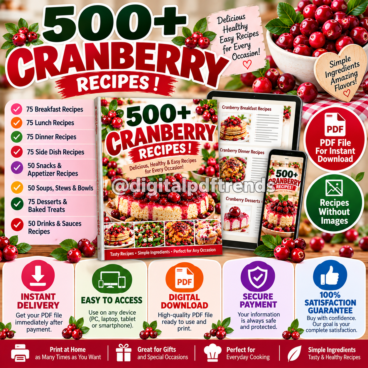500+ Cranberry Recipes