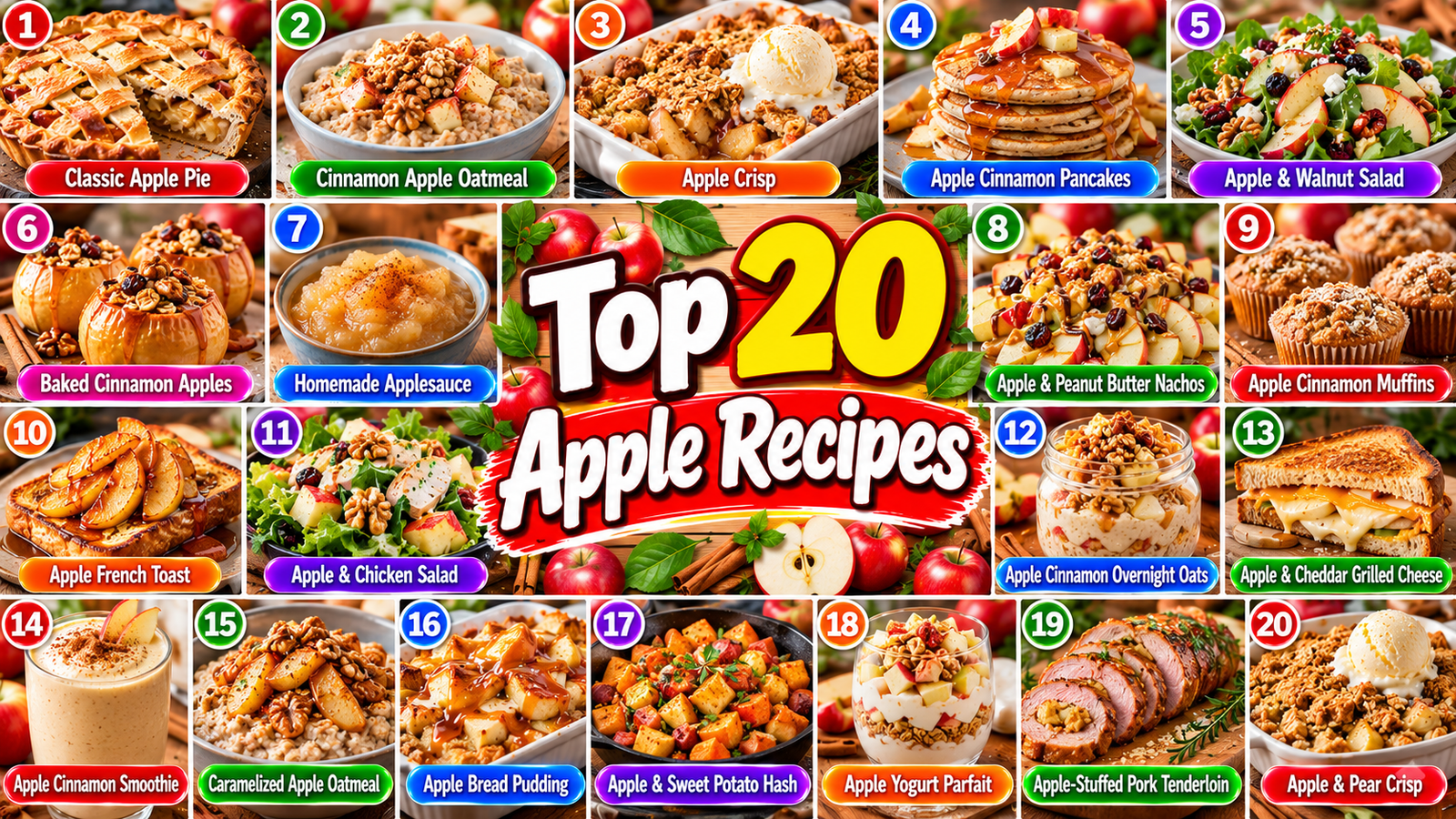 Top 20 Apple Recipes